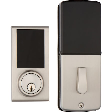 Delaney Hardware Satin Nickel Touchscreen Single Cylinder Deadbolt 301671